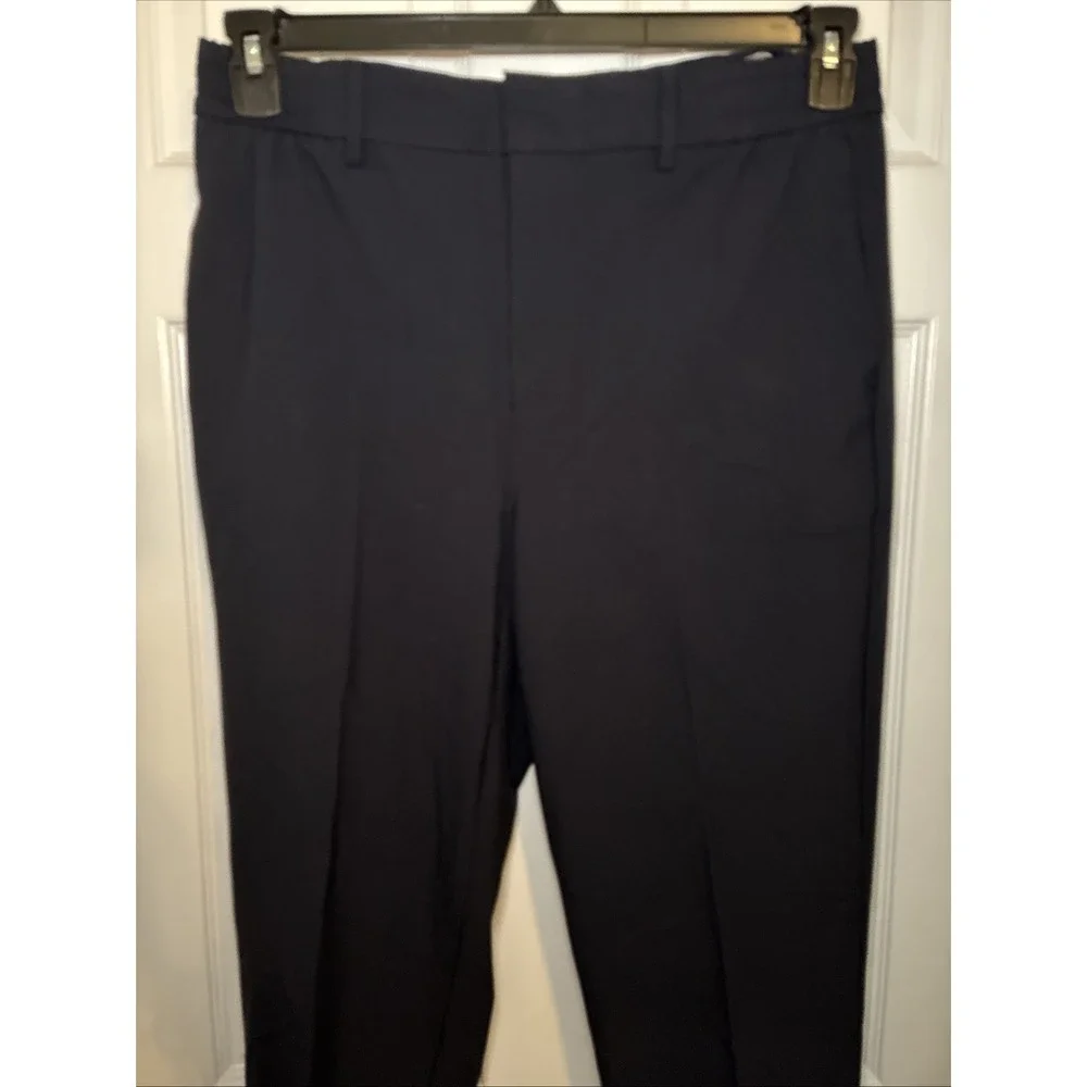Men's Banana Republic Tailored Tapered Trouser Pant Elastic Band Blue 34x36
